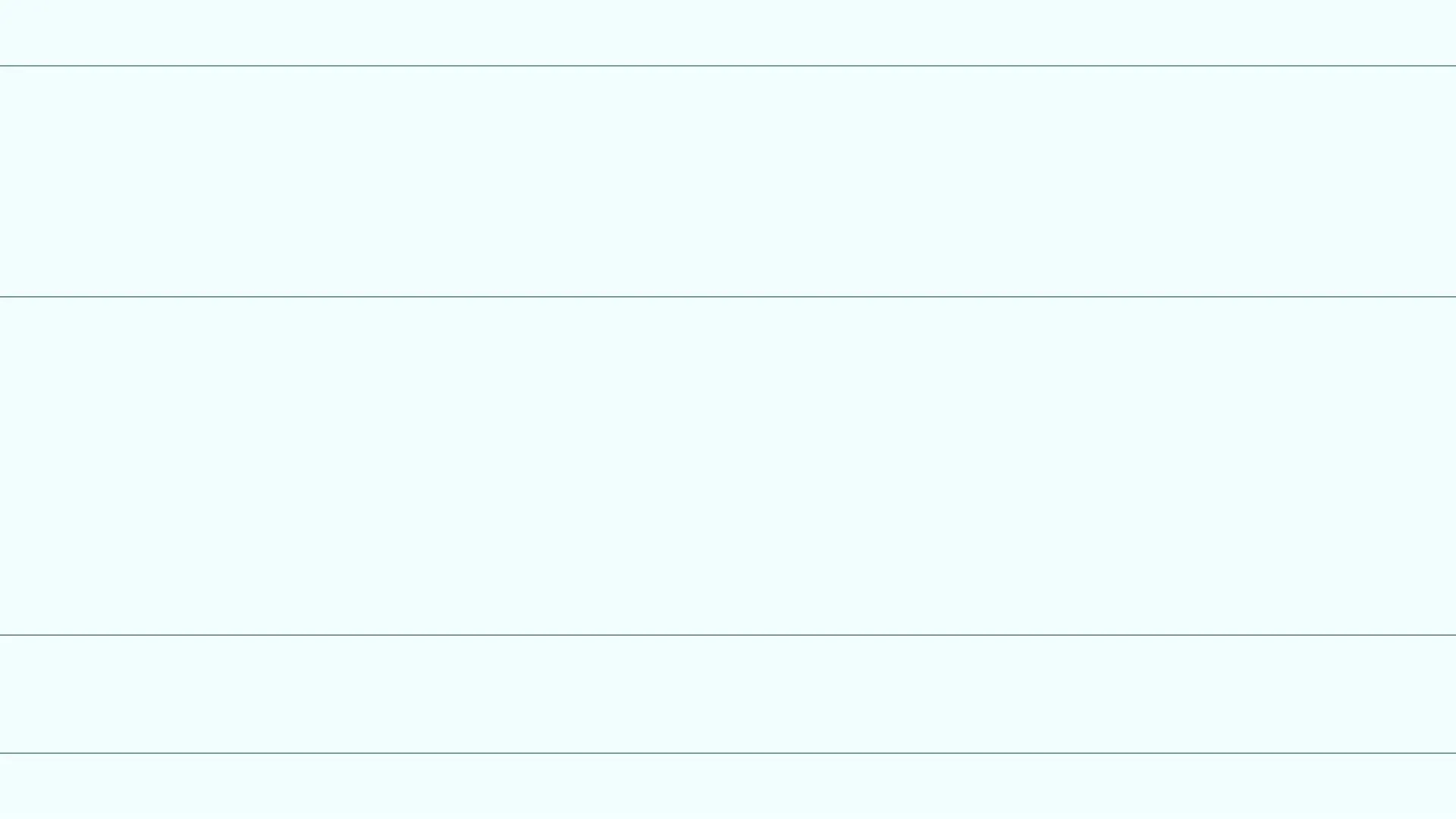 a blue background with four green lines spaced out