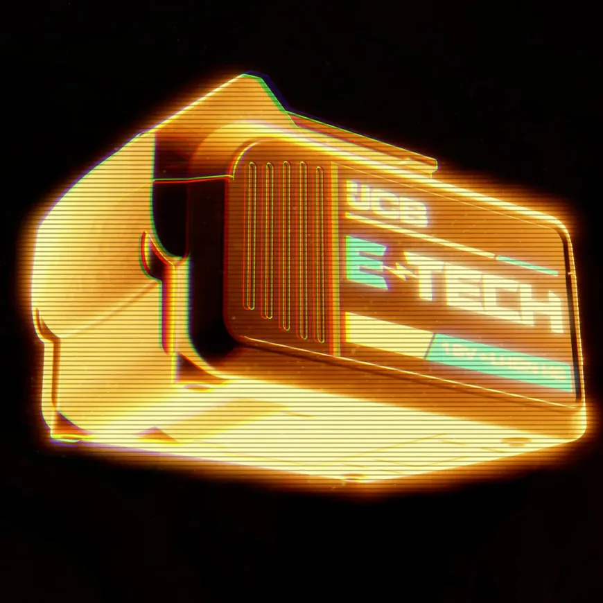 a orange batter pack with the words e-tech