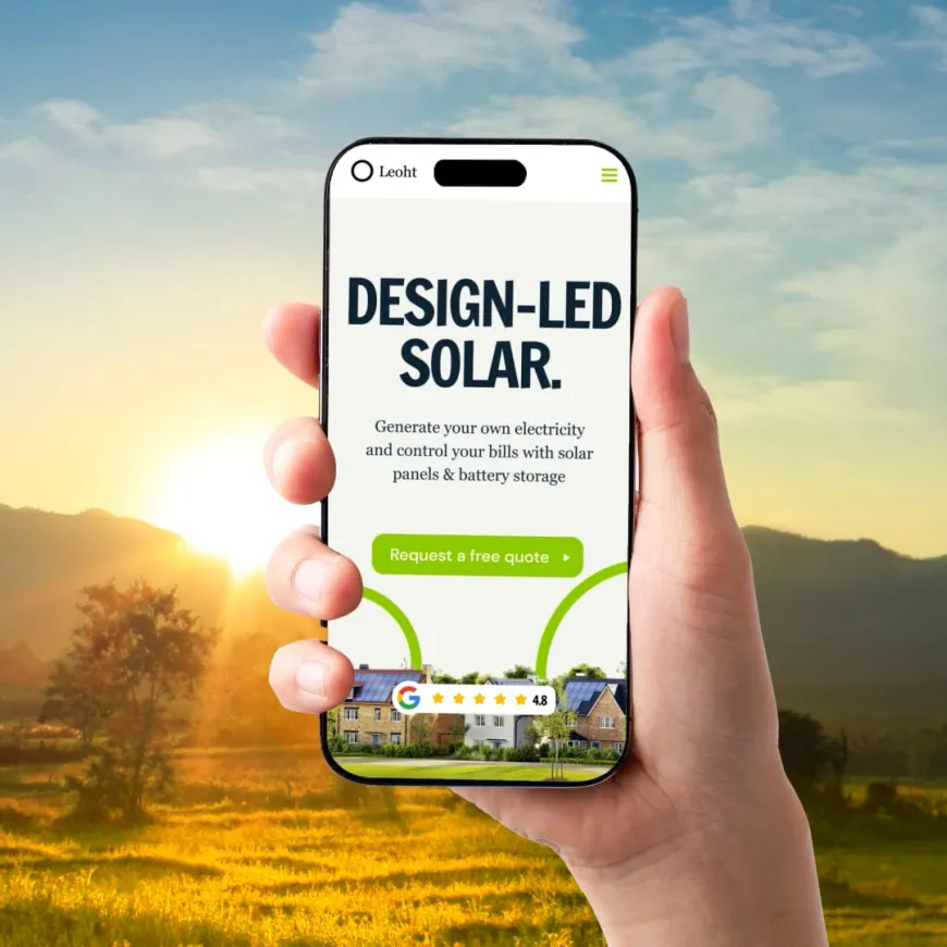 a digital render of a hand holding a mobile phone
