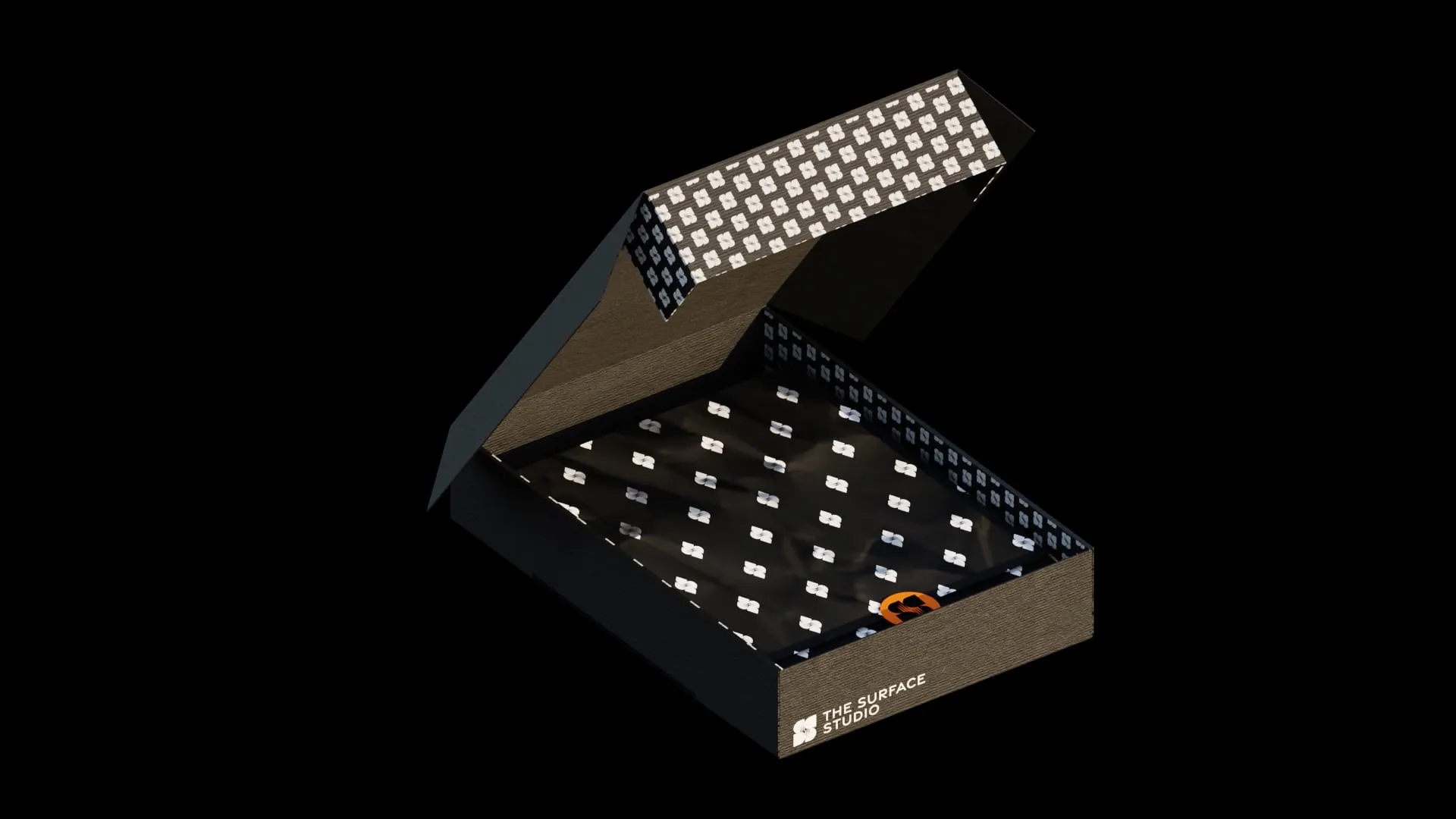 Product box open displaying inner packaging