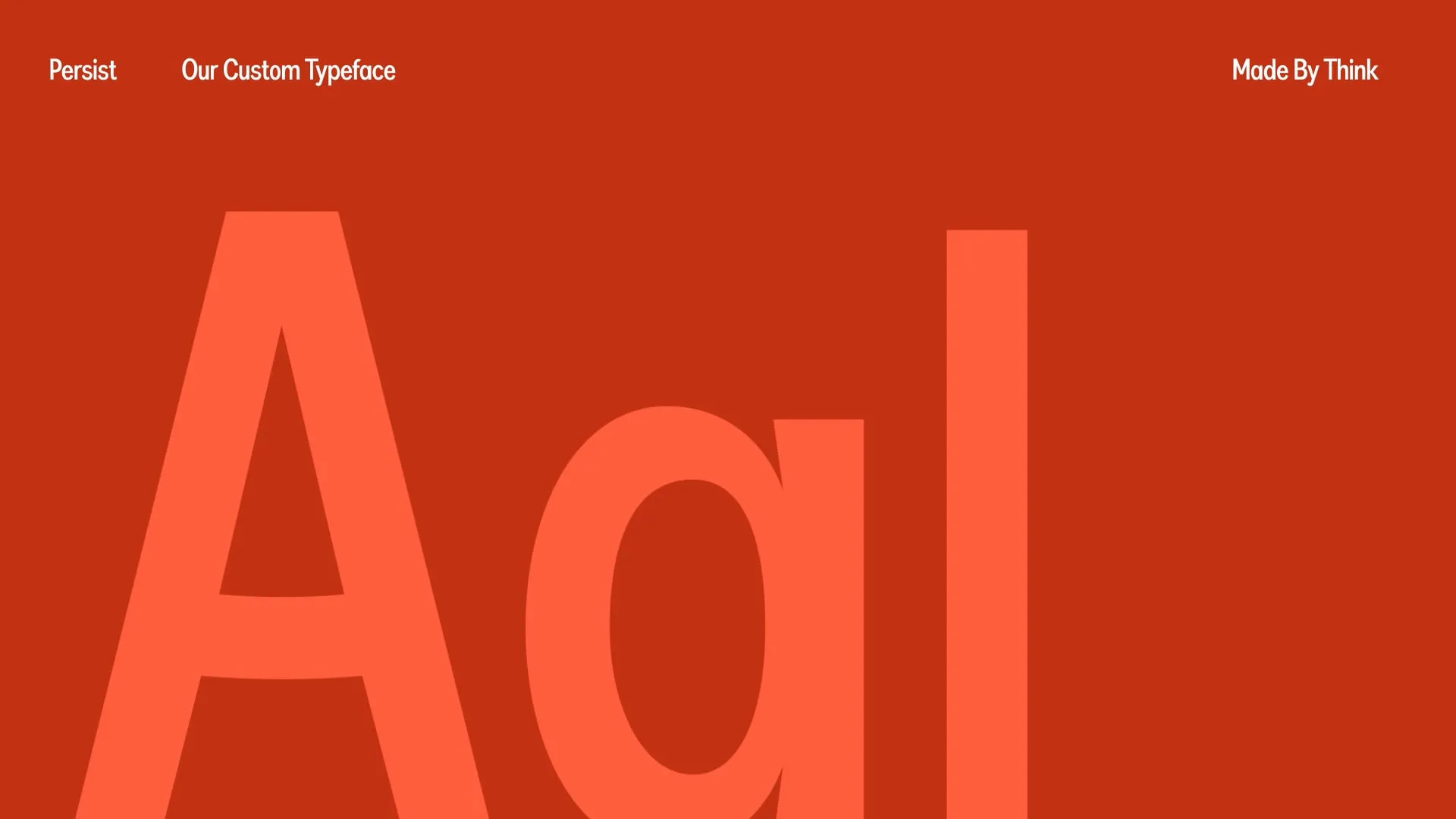 Red background with the letter A in upper and lower case